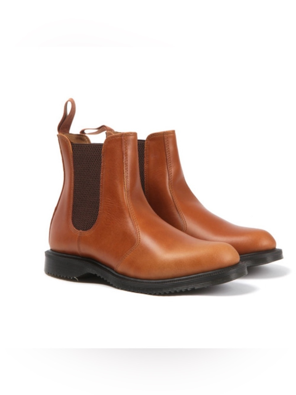 Dr. Martens Flora Boot Brown Leather Shoe Bootie size 6